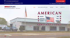 Desktop Screenshot of americanapplianceinc.com