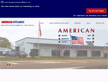 Tablet Screenshot of americanapplianceinc.com